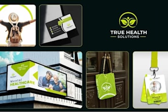 create corporate identity package with modern logo