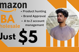 be your amazon fba wholesale expert VA