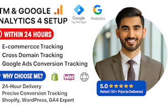 setup google tag manager and track events in 24 hours