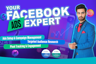 run facebook,fb,insta lead generation social media marketing as meta ads expert