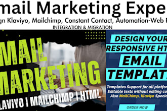 setup edit ecommerce klaviyo mailchimp email marketing flows automation campaign