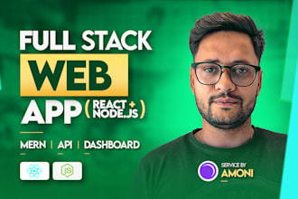 do full stack web app development with react and node js
