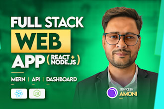 do full stack web app development with react and node js
