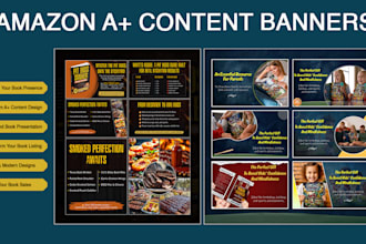 design stunning and amazing a plus content banner for KDP book