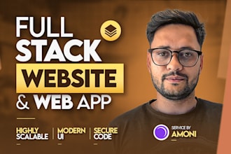 create responsive full stack websites and web applications