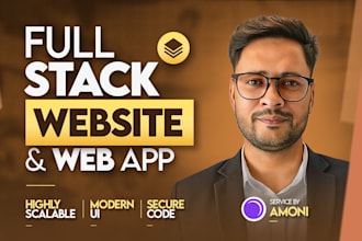 create responsive full stack websites and web applications