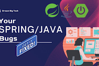 bugfix and troubleshoot your java,spring,spring boot applications