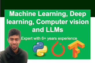 do machine learning, deep learning, computer vision, llm projects