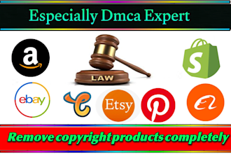send notice to remove copyright products