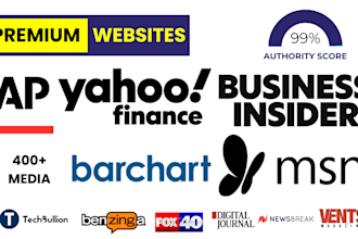 distribute press release and write to 400plus premium media site