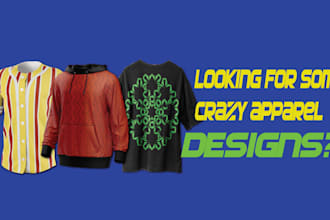 make pattern design for every kind of apparel from me