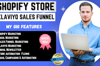 do shopify sales funnel, klaviyo sales flows, to increase, boost shopify sales