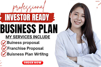 write a detailed business plan business proposal franchise proposal for startup