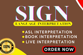 translate your book to american sign language asl tutor