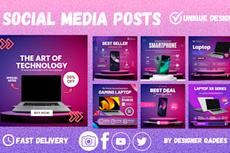 design social media posts for your instagram with captions