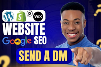 do ecommerce website SEO, shopify, wordpress, wix and squarespace optimization