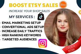 promote and advertise your etsy, rank your etsy store etsy marketing for sales