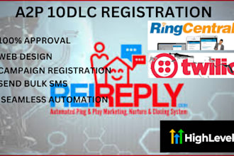 help you with your a2p 10dlc registration gohighlevel website twilio