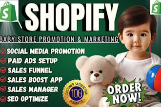 boost shopify baby store sales, fashion ecommerce dropshipping marketing SEO