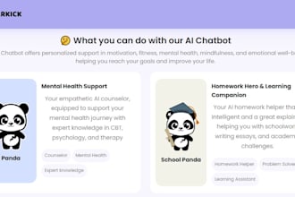 develop kids learning children educative ai saas software web app ai mobile web