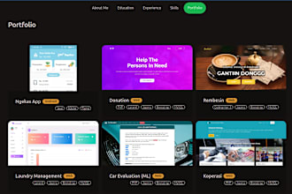 build web app profile, management, reporting, inventory, automation system, etc