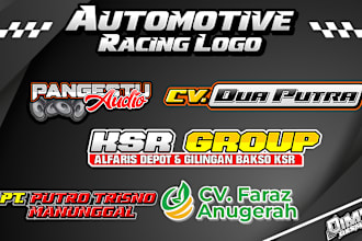 design automotive and racing logo