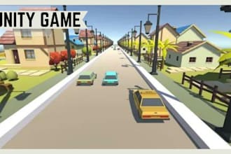 develop game in unity 3d or unity 2d for android, unreal engine, video game, PC