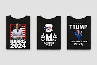 create political design t shirts for pod