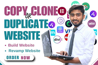 clone copy or duplicate website into wordpress