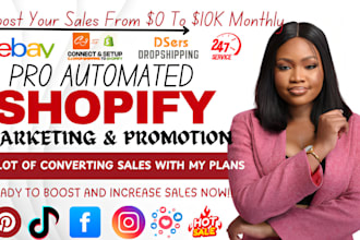 boost shopify store sales, shopify dropshipping marketing, website promotion
