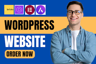 build wordpress website redesign with divi, elementor pro, astra, bricks builder