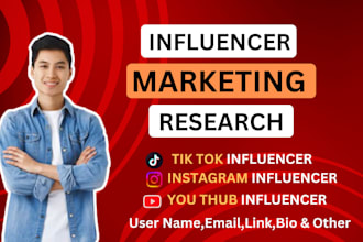 find the best instagram,  tiktok influencer list