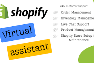 be your shopify virtual assistant