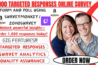 get 1000 targeted responses online survey form and poll