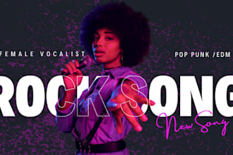 write and record your metal vocals, hard rock, or punk song as a female vocalist