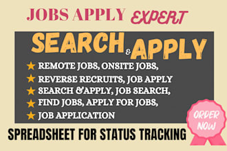 search and apply for remote jobs, onsite jobs, job application on your behalf