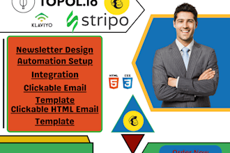 do html email template design on stripo and topol