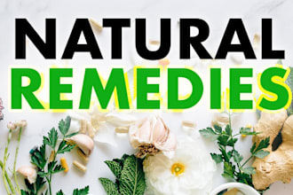 create natural remedy, skin care and life health, women health, online course