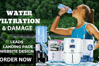 generate water filtration leads water damage leads water treatment leads website