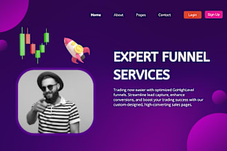 create high converting gohighlevel sales funnels and landing pages