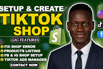 do tik tok shop, instagram shop or set up tiktok shop shopify dropshipping store