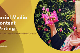 write captions, posts for instagram, linkedin, twitter