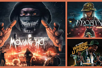 do single cover art design, double cover art for your music albums and mixtapes