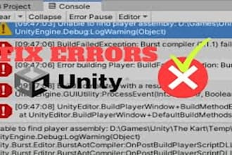 create, enhance, or fix your unity game
