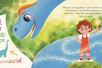 create unique childrens illustrations no ai