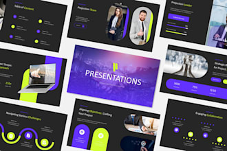 design powerpoint, business presentation, google slides, canva PPT,  pitch deck