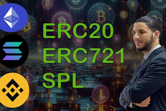 create and deploy erc20, erc721 tokens on ethereum