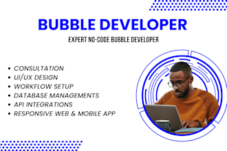 bubble io bubble io developer bubble mvp bubble saas app