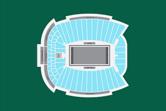 create professional cartography and custom seat map drawing
