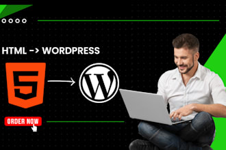 convert HTML to wordpress
